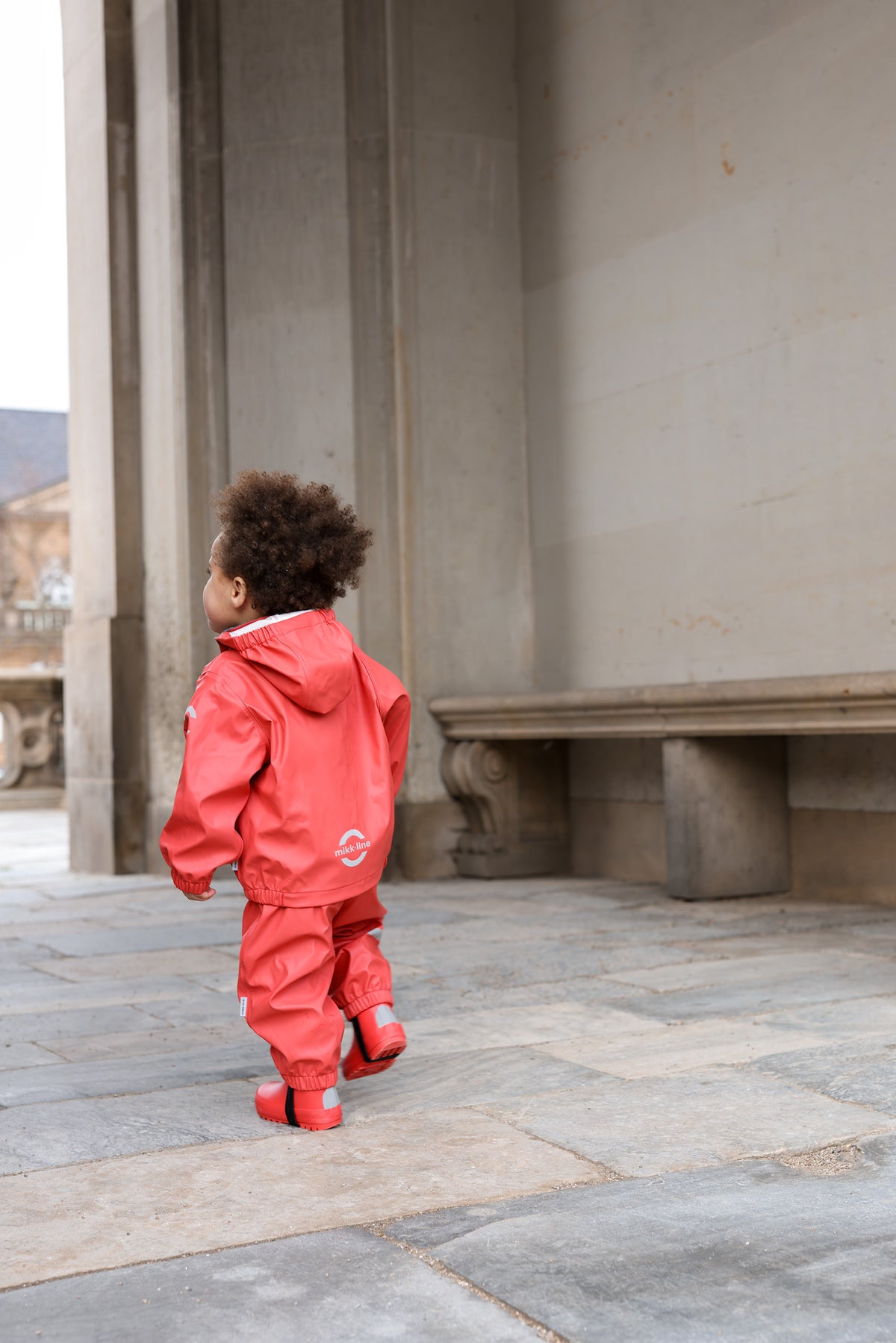 Regenbekleidung von Mikk-Line – Cranberry