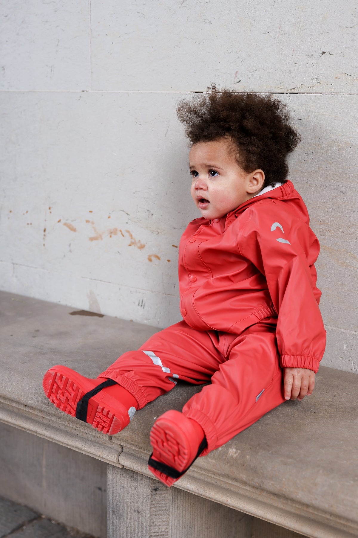 Regenbekleidung von Mikk-Line – Cranberry
