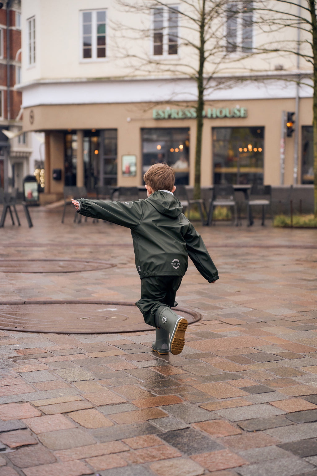 Regenbekleidung von Mikk-Line – Kombu Green