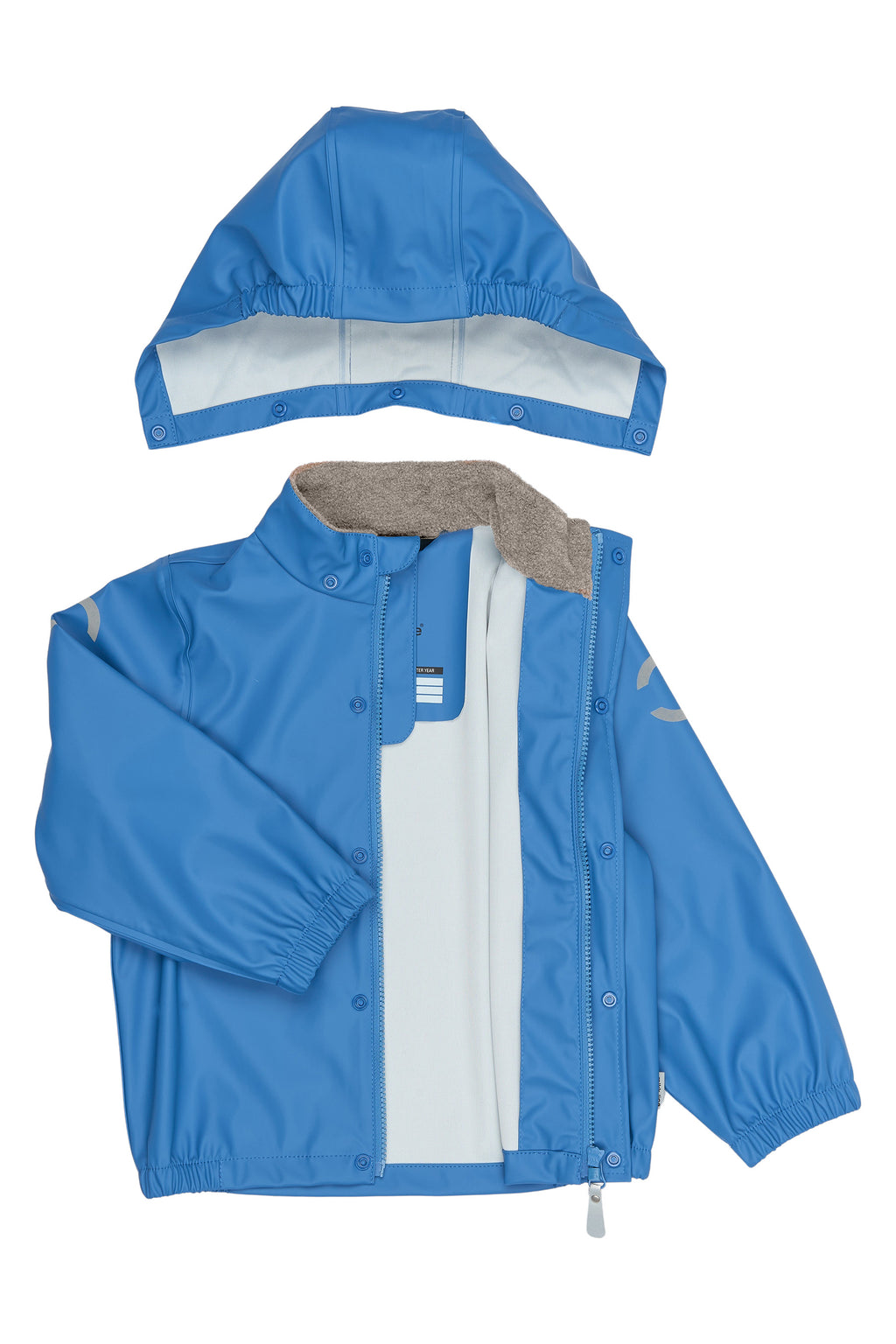 Regenbekleidung von Mikk-Line – Strong Blue