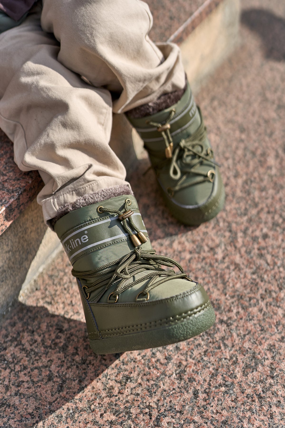 Winterstiefel von Mikk-Line – Dusty Olive